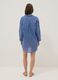 Blue striped pure cotton kaftan_3