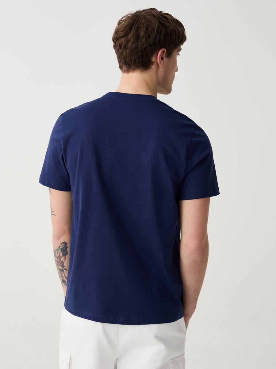 Organic cotton T-shirt with V neck_2