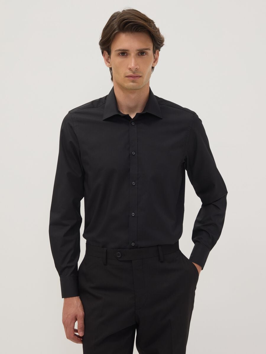 &Mu;&alpha;ύ&rho;&omicron; slim fit &pi;&omicron;&upsilon;&kappa;ά&mu;&iota;&sigma;&omicron; &mu;&epsilon; &kappa;&lambda;&alpha;&sigma;&iota;&kappa;ό &gamma;&iota;&alpha;&kappa;ά, &epsilon;ύ&kappa;&omicron;&lambda;&omicron; &sigma;&tau;&omicron; &sigma;&iota;&delta;έ&rho;&omega;&mu;&alpha;_0