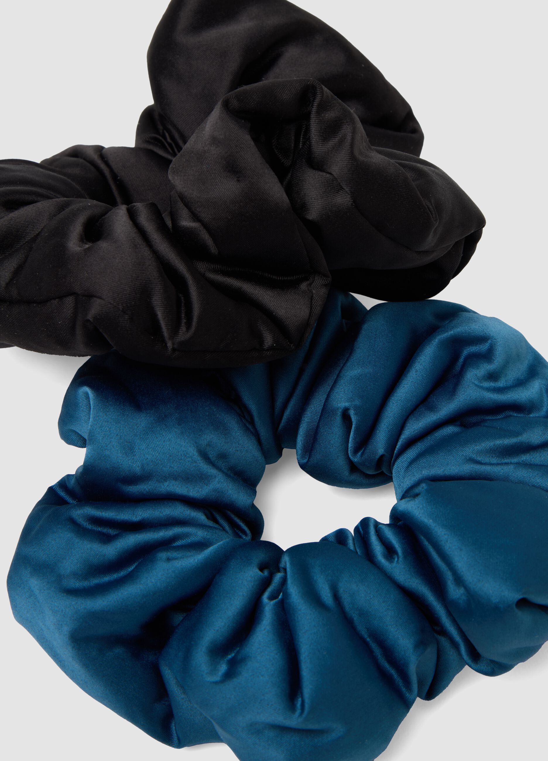 SINCERELY HAIR El&aacute;sticos feather-soft 2 un. XL Preto e Azul