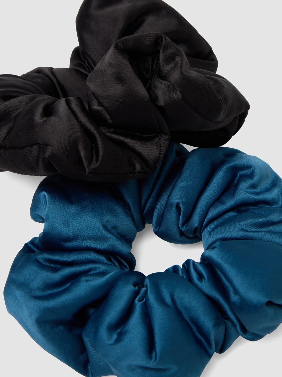 SINCERELY HAIR &Eacute;lastiques feather-soft 2 pcs XL Noir & Bleu_1
