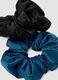 SINCERELY HAIR El&aacute;sticos feather-soft 2 un. XL Preto e Azul_1