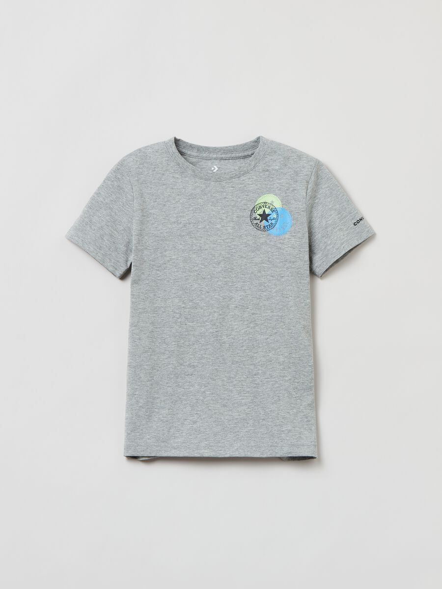 T-shirt with smiley logo print_0