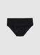 Black cotton stretch briefs with a snug fit_4