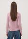 Pink fitted long-sleeve crew-neck top_3