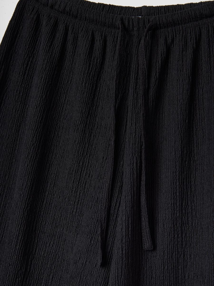 Schwarze Wide-Leg-Jogginghose_5