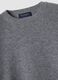 Grey pure lambswool crew-neck jumper, regular fit_1