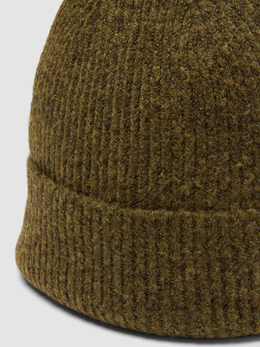 Camel ribbed stretch-wool beanie_2
