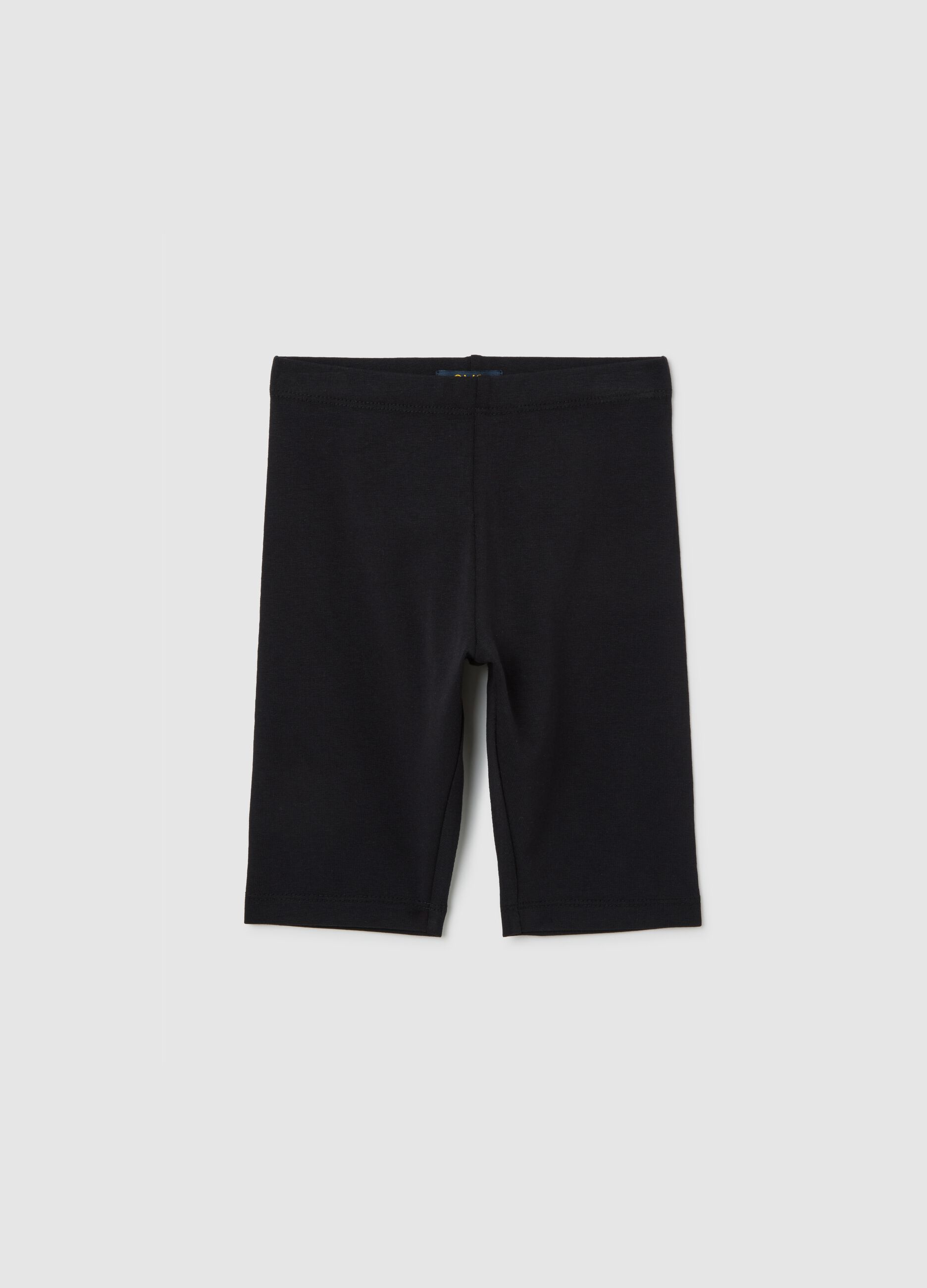 Short Coton Short Fille Noir Short Cycliste En Coton Stretch Noir