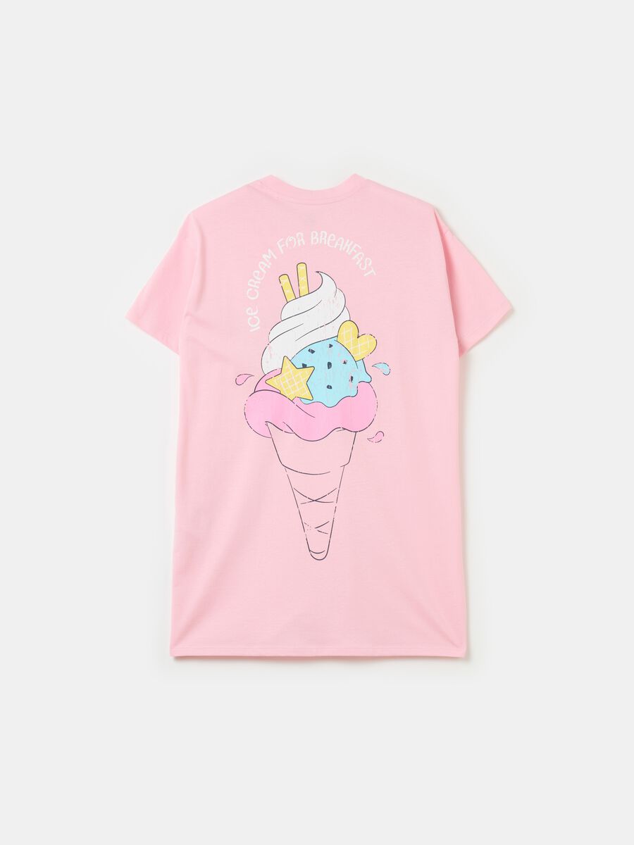 Top pigiama con stampa cono gelato_0