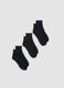 3er-Pack blaue Sportsocken in Bio-Baumwolle, kn&ouml;chelhoch_0