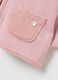 Girls' Pink Pure Cotton Jacket - Regular Fit_3
