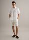 Multicolour striped linen-cotton blend shorts, regular fit_0