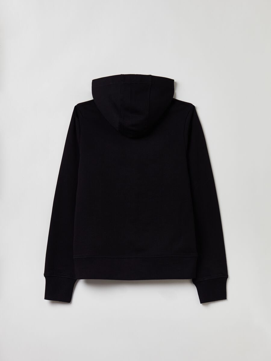 Full-zip plush hoodie_1