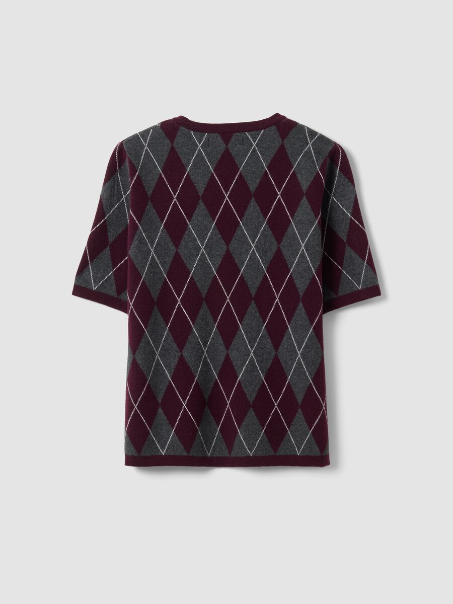 Maglia multicolor a rombi con girocollo regular fit_6
