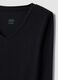 &Mu;&alpha;ύ&rho;&omicron; T-shirt &alpha;&pi;ό &epsilon;&lambda;&alpha;&sigma;&tau;&iota;&kappa;ό modal &mu;&epsilon; &sigma;&tau;&rho;&omicron;&gamma;&gamma;&upsilon;&lambda;ή &lambda;&alpha;&iota;&mu;ό&kappa;&omicron;&psi;&eta;, &kappa;&alpha;&nu;&omicron;&nu;&iota;&kappa;ή &epsilon;&phi;&alpha;&rho;&mu;&omicron;&gamma;ή_1