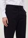 Black pure cotton regular-fit chino trousers_2