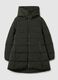 Dark green padded jacket with hood_4