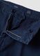 Blue pure cotton carrot-fit chino trousers_1