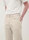 Beige Straight-Fit-Jeans aus reinem Baumwolltwill_4