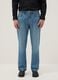 Regular fit blue denim pure cotton jeans_1