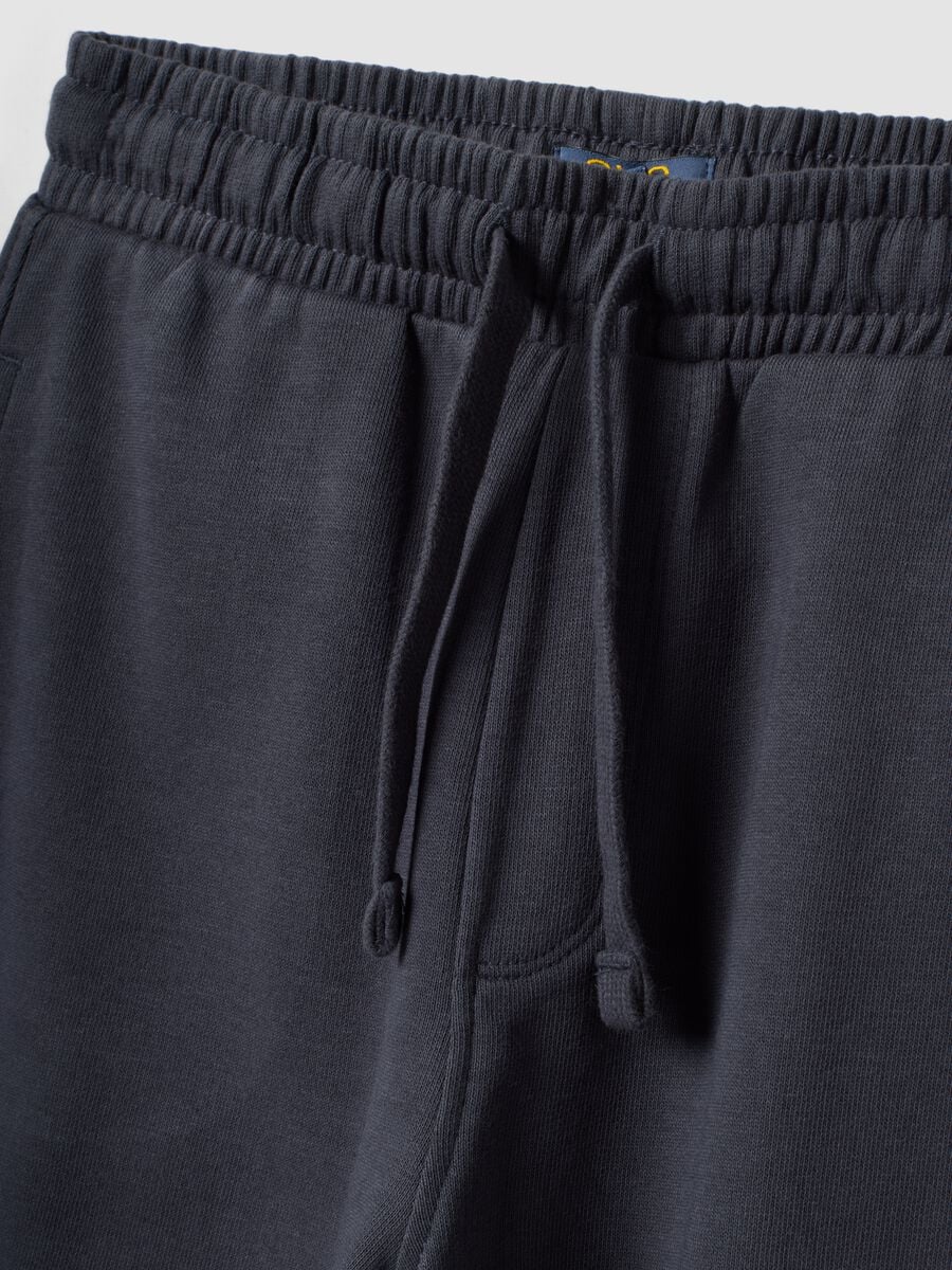 Graue Jogginghose aus reiner Baumwolle_2