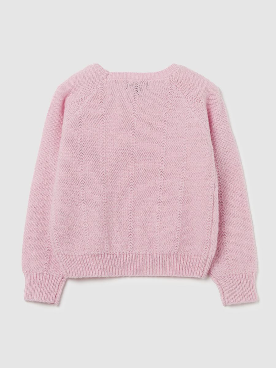 Pullover with pointelle weave_4