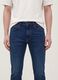 Blue slim-fit stretch cotton jeans_3