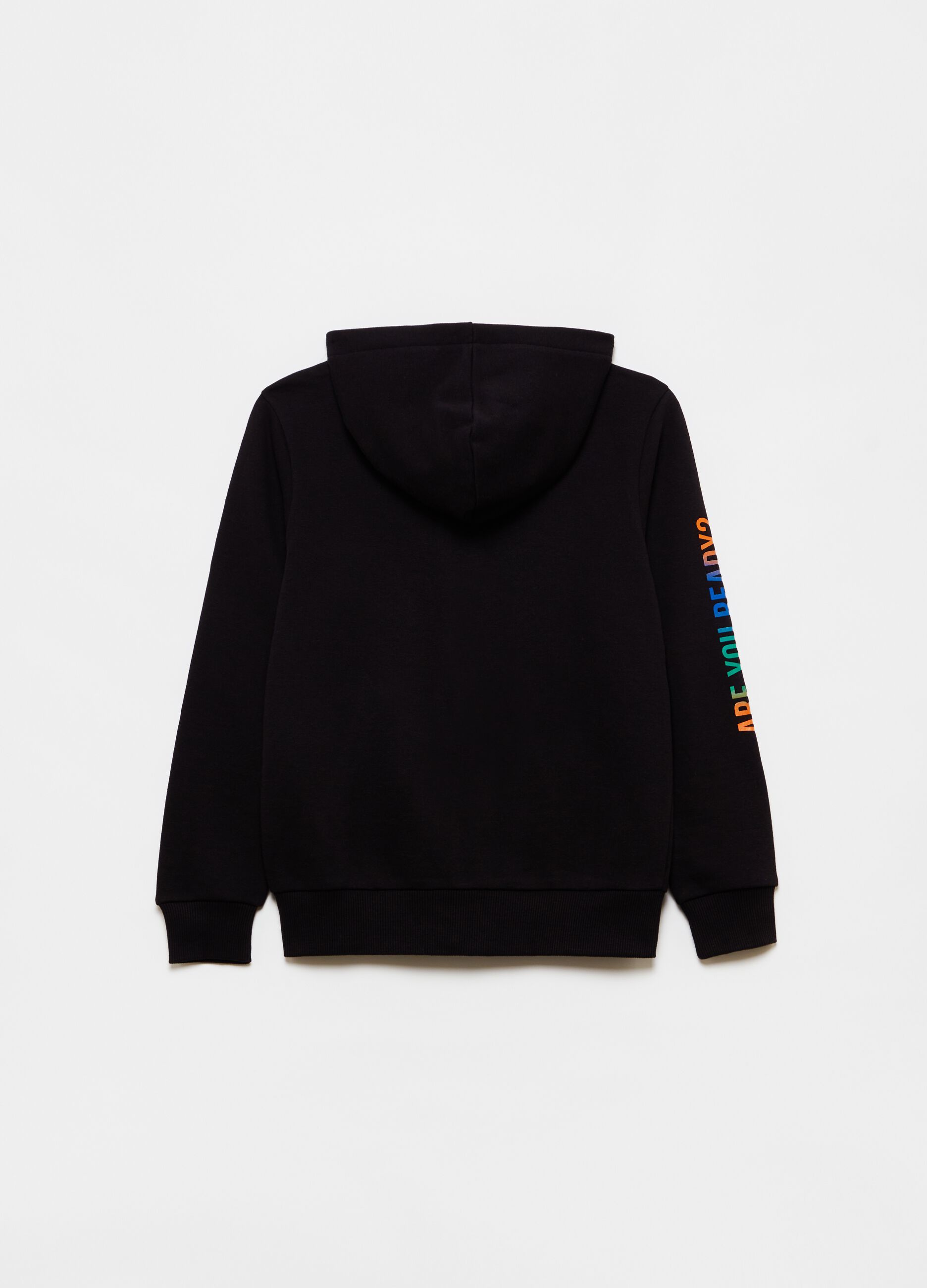 Full-zip sweatshirt with hood and NERF print
