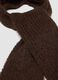 Brown Stretch Wool Scarf_1