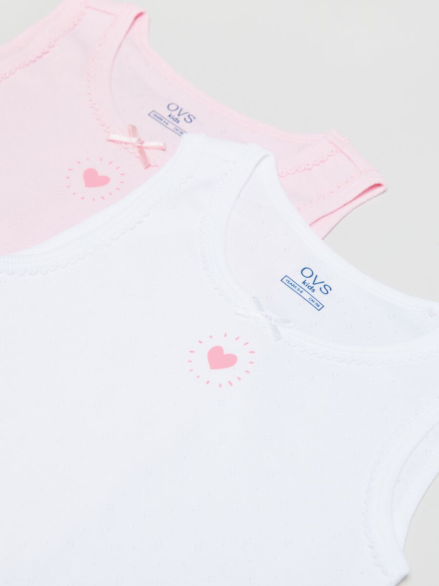 Two-pack vests in pointelle cotton_2