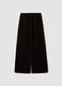 Braune Ripp-Hose mit weitem Bein, Regular Fit_2