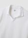White stretch cotton polo shirt_5