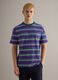 Multicolour striped pure cotton t-shirt regular fit_2