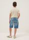 Blue regular-fit denim shorts for boys_1