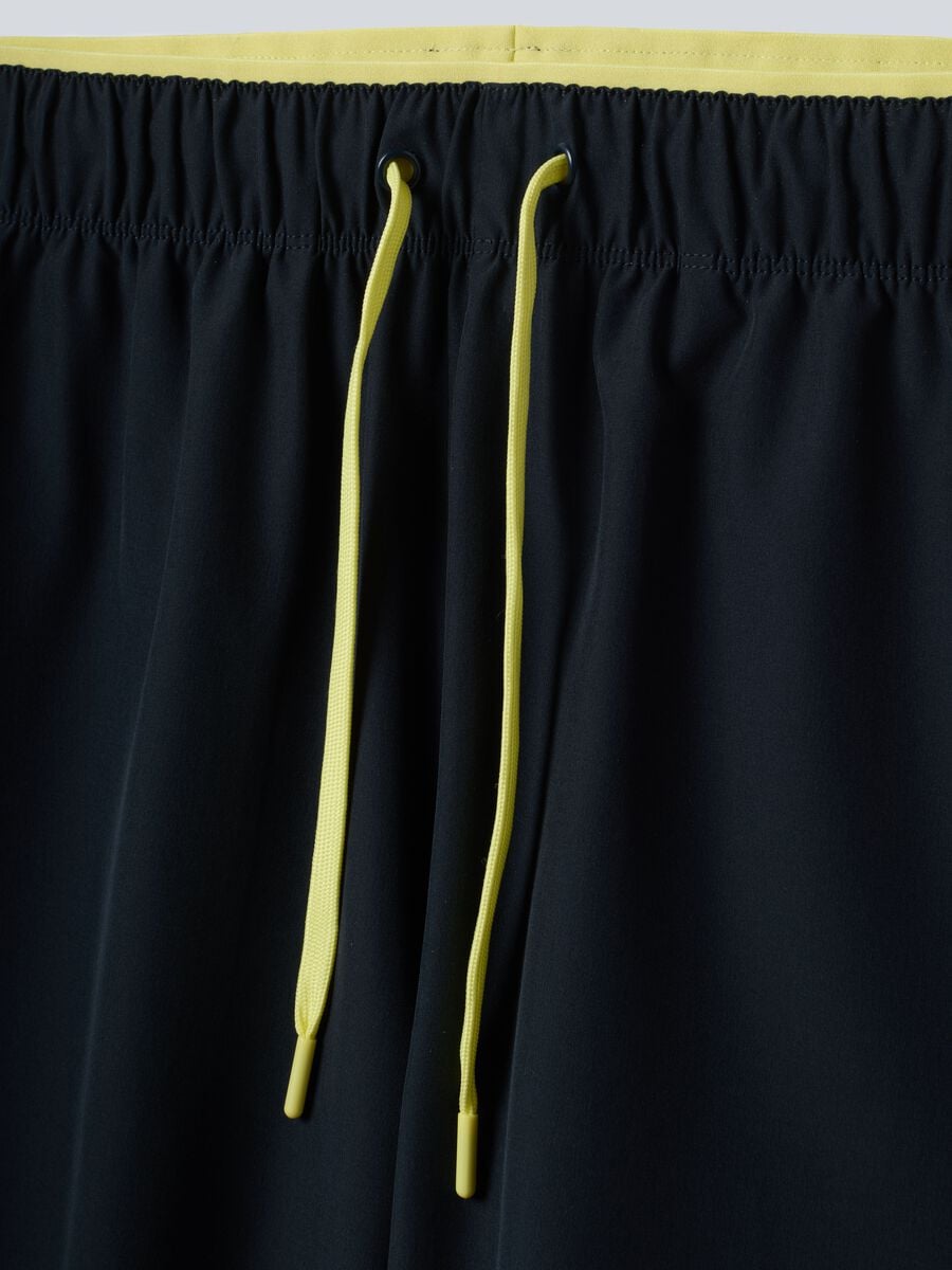 Black ALTAVIA COURT stretch-fabric sports shorts_6