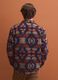 Multicolour geometric-print bowling-collar shacket, oversized fit_3