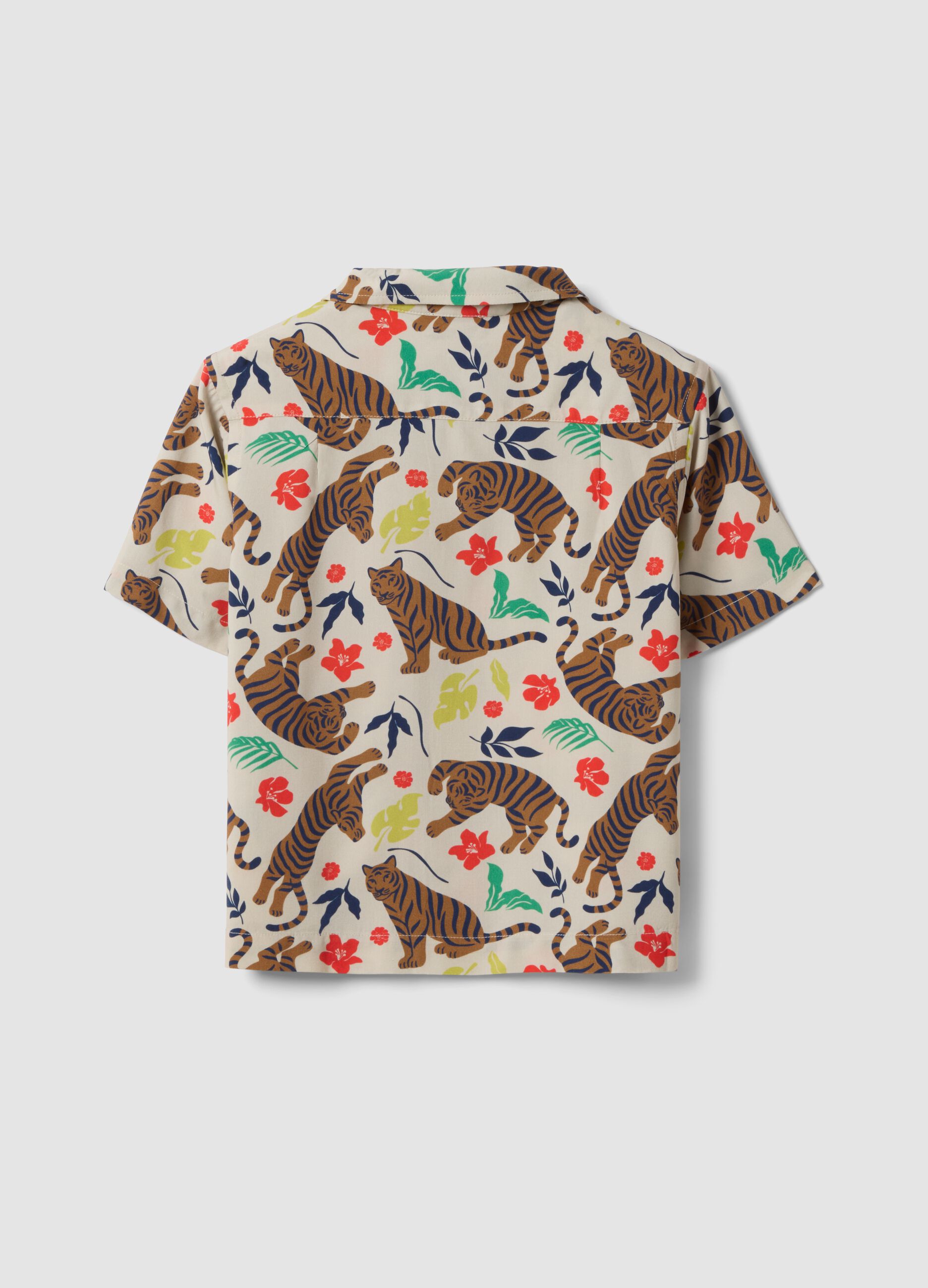 &Pi;&omicron;&lambda;ύ&chi;&rho;&omega;&mu;&omicron; &pi;&alpha;&iota;&delta;&iota;&kappa;ό &pi;&omicron;&upsilon;&kappa;ά&mu;&iota;&sigma;&omicron; &alpha;&pi;ό 100% &beta;&iota;&sigma;&kappa;ό&zeta;&eta;, regular fit, &mu;&epsilon; &sigma;&tau;ά&mu;&pi;&epsilon;&sigmaf;