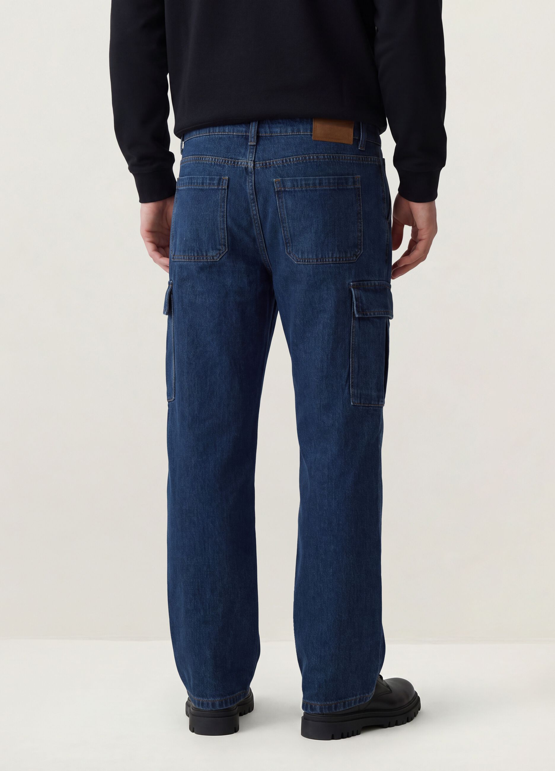 &Sigma;&kappa;&omicron;ύ&rho;&omicron; &mu;&pi;&lambda;&epsilon; cargo &tau;&zeta;&iota;&nu; &alpha;&pi;ό 100% &beta;&alpha;&mu;&beta;ά&kappa;&iota;, wide leg