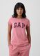 T-shirt rosa em algod&atilde;o puro com log&oacute;tipo GAP_0