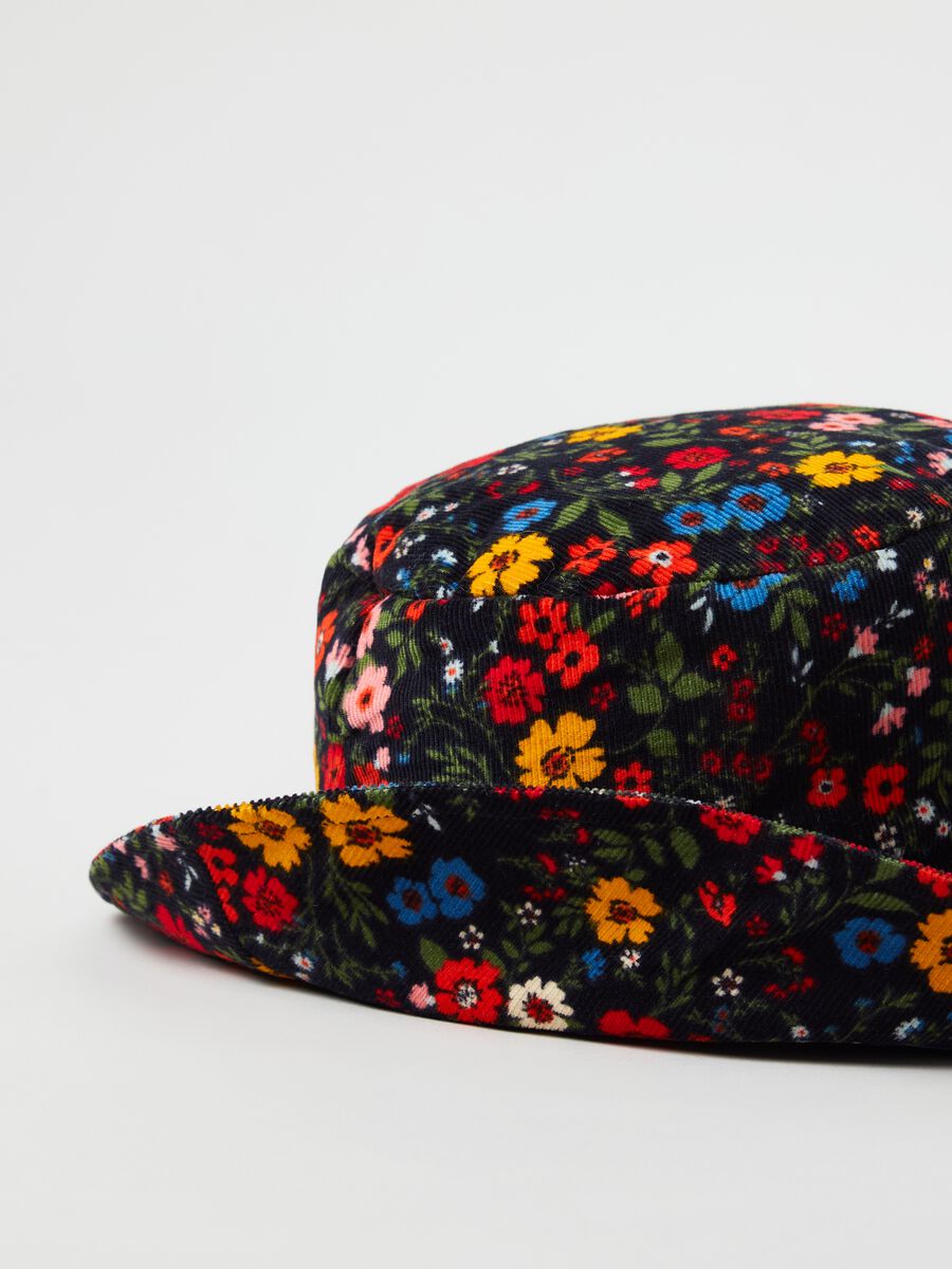 Floral pattern bucket hat_2