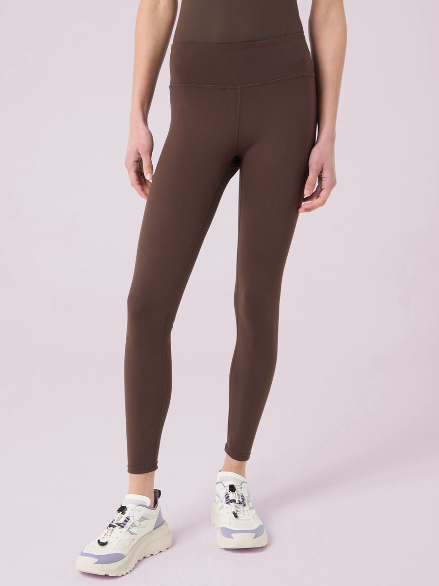 High-waisted leggings in technical fabric by ALTAVIA STUDIO_1