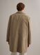Beige regular fit trench coat with button closure_3