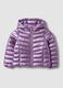 Violette Ultralight Steppjacke mit Kapuze und Rei&szlig;verschluss f&uuml;r M&auml;dchen_0