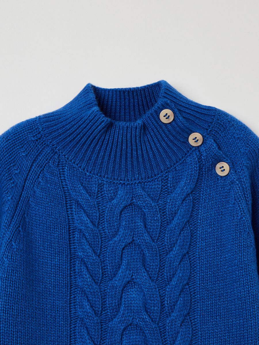 Pullover with cable-knit design_5