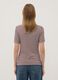 White striped stretch viscose T-shirt_3