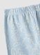 Pyjama bleu clair en pur coton bio &agrave; col rond pour b&eacute;b&eacute; et tout-petit_3