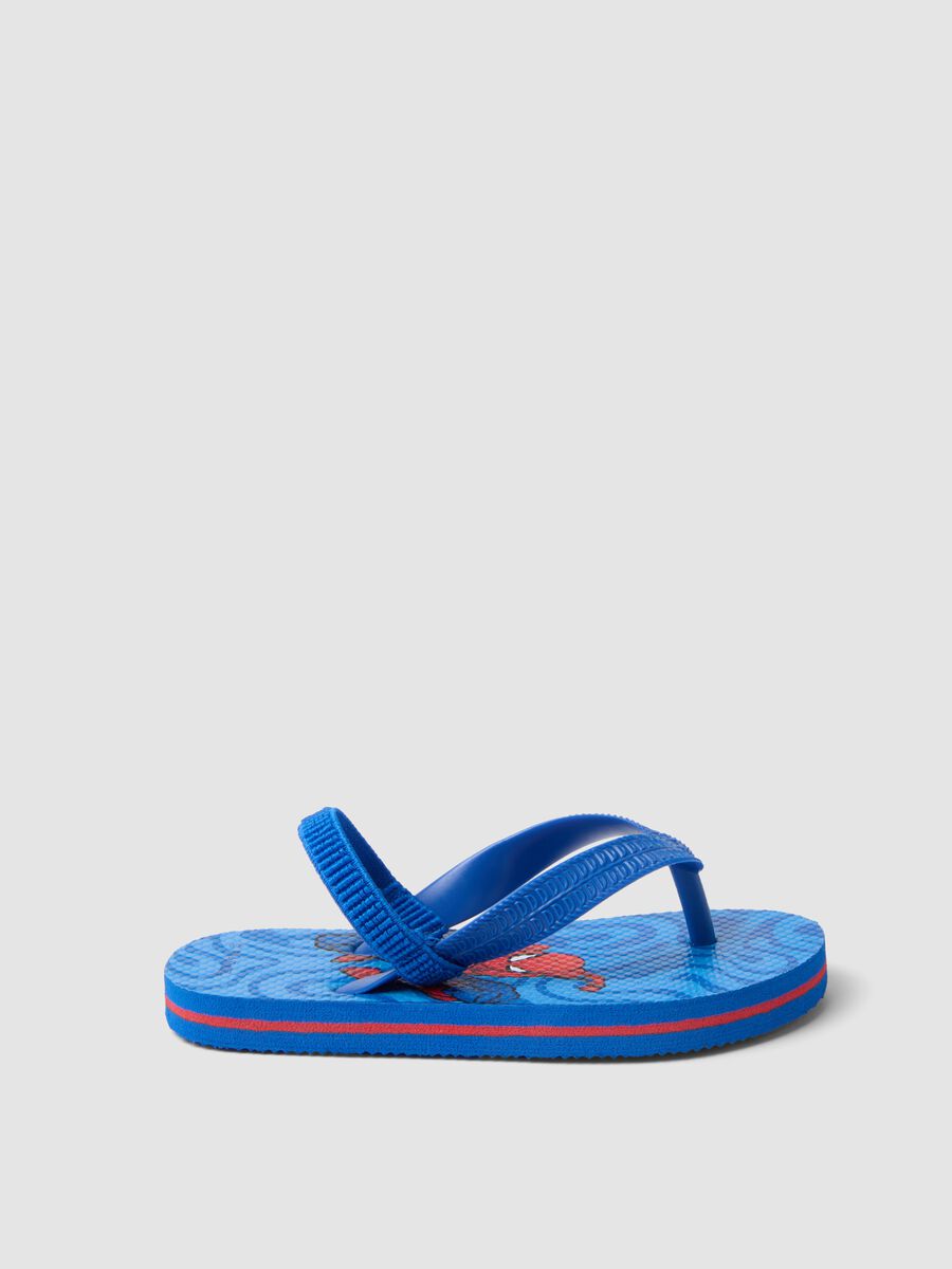 Blue Spider-Man flip-flops_0
