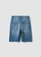 Blue regular-fit denim shorts for boys_1