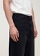 Black cotton denim wide-leg jeans_2